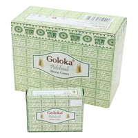 Goloka Dhoop Cones Patchouli (Patschuli) - 10 Rucherkegel
