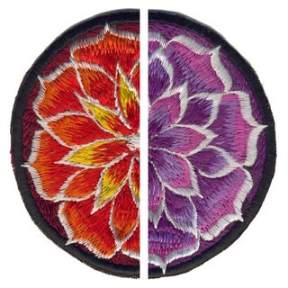 Blume Mandala Aufnher
