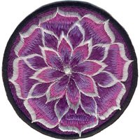 Blume Mandala Aufnher lila