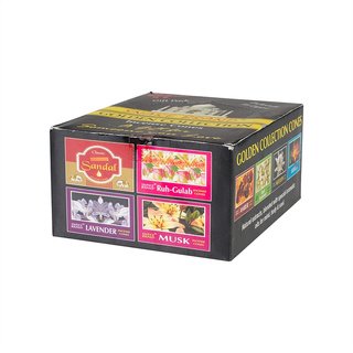 Rucherkegel Geschenkbox Golden Collection Incense Cones - Snake Brand