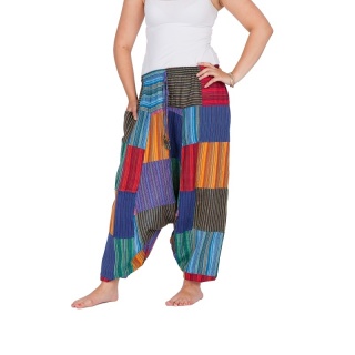Bunte Aladinhose Patchwork XL