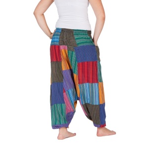 Bunte Aladinhose Patchwork XL