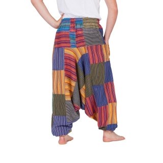 Bunte Aladinhose Patchwork XL