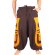 Goa Aladinhose "Blume des Lebens" braun/orange L/XL