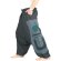 Goa Aladinhose "Blume des Lebens" schwarz/grau XXL