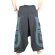 Goa Aladinhose "Blume des Lebens" schwarz/grau XXL