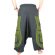 Goa Aladinhose "Blume des Lebens" schwarz/grün XXL