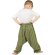 Haremshose für Kinder "Stripe" grün 122/128