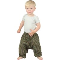 Haremshose fr Babys Stripe rasta 56/62