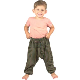 Haremshose für Kinder "Stripe" rasta 98/104