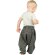 Haremshose für Babys "Stripe" schwarz 56/62