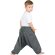 Haremshose für Kinder "Stripe" schwarz 128/134