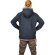 Baja Hoodie mit Ethnomuster schwarz S