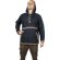 Baja Hoodie mit Ethnomuster schwarz XXL
