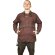 Baja Hoodie mit Ethnomuster braun M