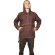 Baja Hoodie mit Ethnomuster braun M