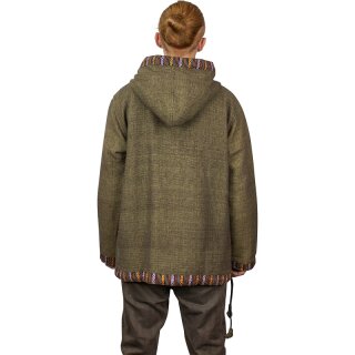 Baja Hoodie mit Ethnomuster grn XXL
