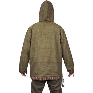 Baja Hoodie mit Ethnomuster grn XXL