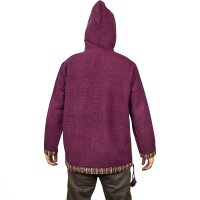 Baja Hoodie mit Ethnomuster rot XXL
