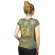 Thai Tempel Tattoo Women Shirt "Tiger" grün S