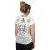 Thai Tempel Tattoo Women Shirt "Tiger" weiss L