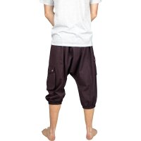 3/4 Pumphose "Five Buttons" braun L/XL