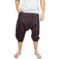 3/4 Pumphose "Five Buttons" braun L/XL