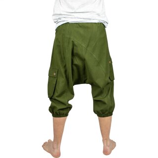 3/4 Pumphose Five Buttons grn S/M