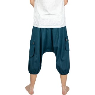 3/4 Pumphose Five Buttons petrol L/XL