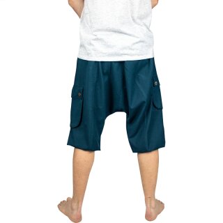 3/4 Pumphose Five Buttons petrol L/XL