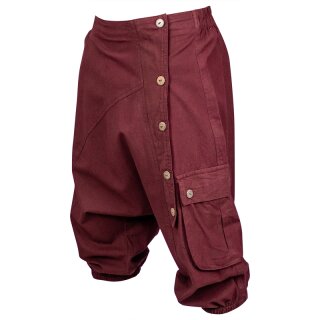 3/4 Pumphose Five Buttons rot S/M