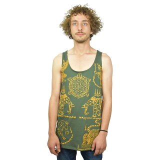 Thai Tempel Tattoo Tanktop Turtle