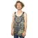 Thai Tempel Tattoo Tanktop "Turtle" schwarz M
