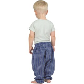 Haremshose fr Kinder Stripe blau 92/98