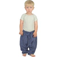 Haremshose fr Kinder Stripe blau 92/98