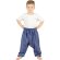 Haremshose für Kinder "Stripe" blau 104/110