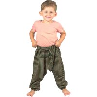 Haremshose fr Kinder Stripe rasta 104/110