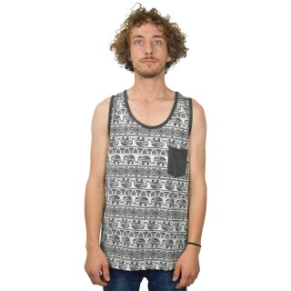 Tanktop mit Ethnomuster Elephant