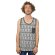 Tanktop mit Ethnomuster "Elephant" schwarz XL