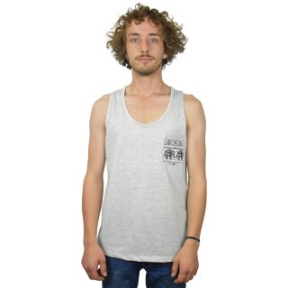 Ethno Tanktop Elephant grau S