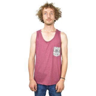 Ethno Tanktop Elephant rot S