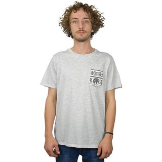 Ethno T-Shirt Elephant grau XL
