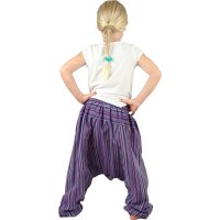 Haremshose für Kinder "Stripe" lila 116/122