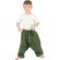 Haremshose für Kinder "Plain" grün 116/122