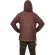 Baja Hoodie mit Ethnomuster braun XXL