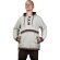 Baja Hoodie mit Ethnomuster grau XL