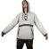 Baja Hoodie mit Ethnomuster grau XL