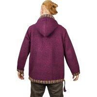 Baja Hoodie mit Ethnomuster rot XL
