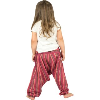 Haremshose fr Babys Stripe red2 76/82