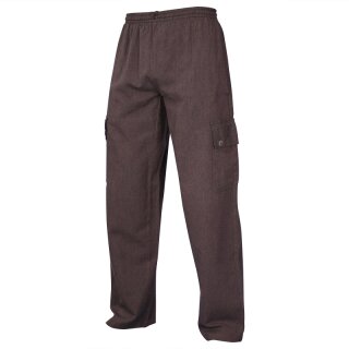 Cargohose dünn braun S